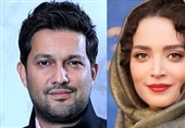 حامد بهداد و بهنوش طباطبایی در یک قاب سینمایی