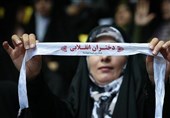 تجمع دختران انقلاب در حمایت از محور مقاومت