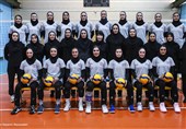 آخرین تمرین تیم والیبال زنان،پیش از اعزام به مسابقات آسیایی