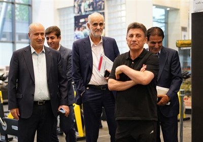 حضور سرزده تاج به اردوی تیم ملی ایران