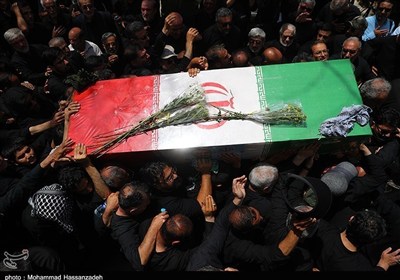 خاکسپاری 263 شهید حمله اسرائیل به ایران در تهران