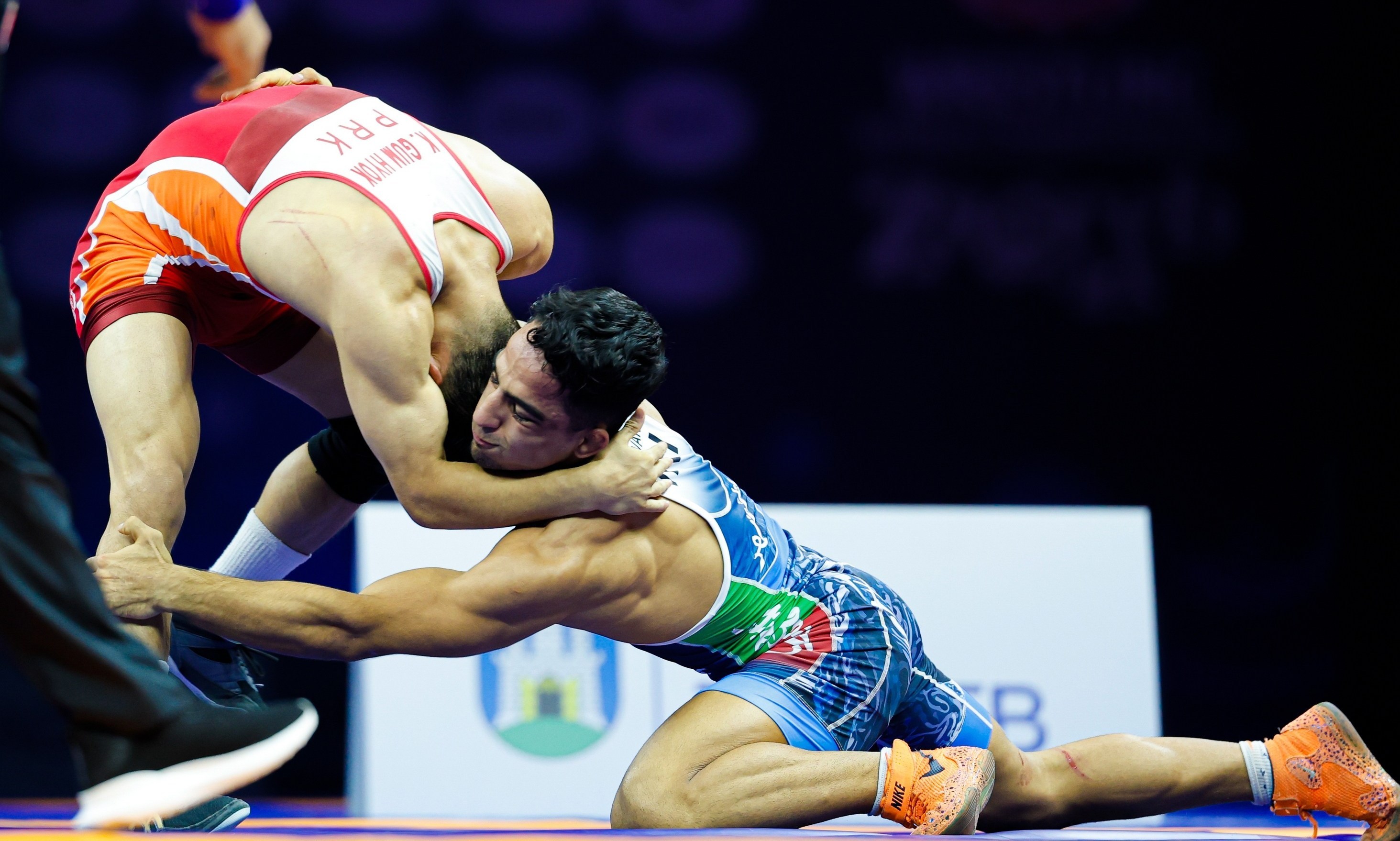 سومین روز مسابقات جهانی کشتی آزاد