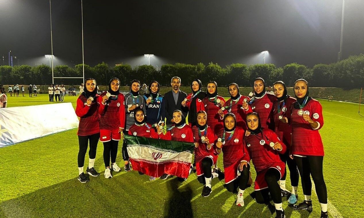 راگبی زنان ایران نایب قهرمان مسابقات آسیایی شد