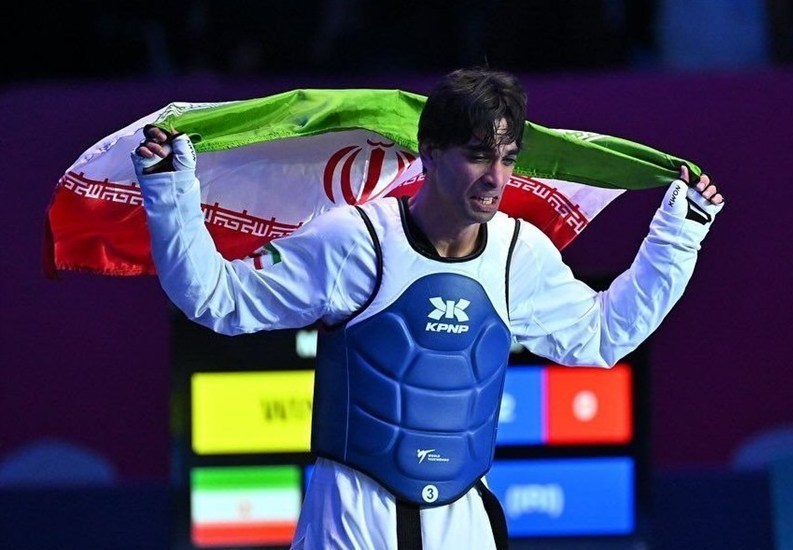 تکواندوی قهرمانی جهان؛ اولین طلای ایران توسط زندی ضرب شد