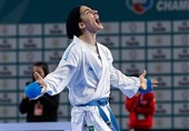 تاریخ سازی گلشادنژاد در مسابقات کاراته قهرمانی جهان