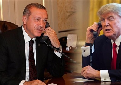 تماس تلفنی ترامپ و اردوغان درباره تحولات سوریه و غزه