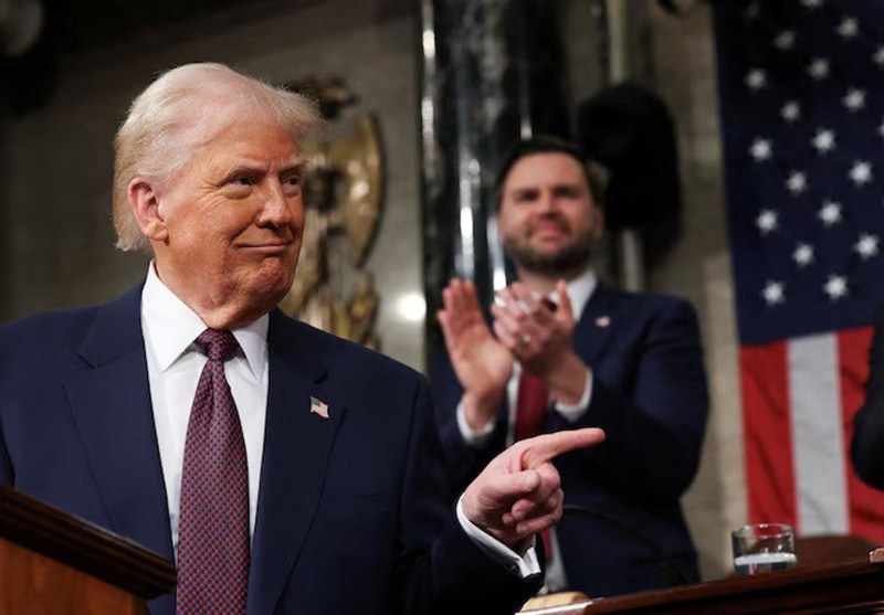 ترامپ در کنگره آمریکا مجددا ادعاهای خود علیه ایران را تکرار کرد